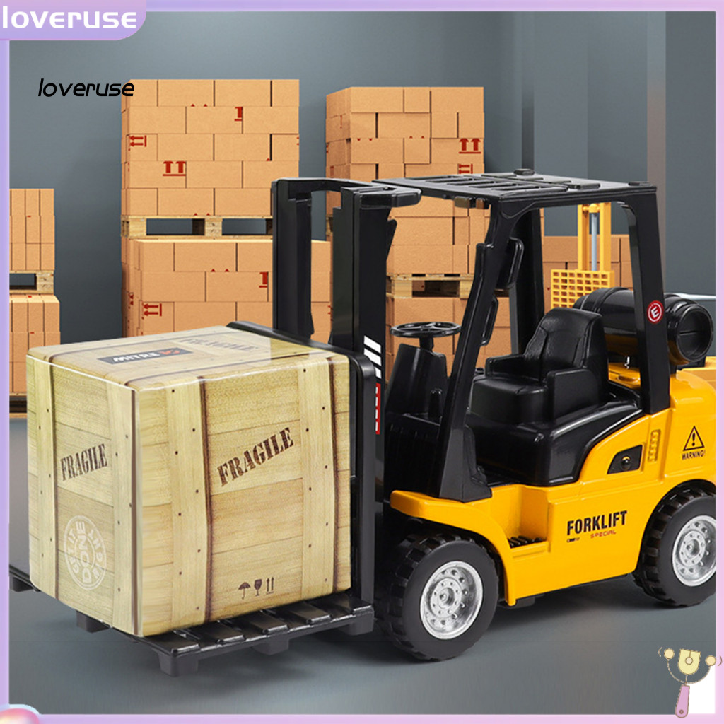 /LOV/ รถยก Inertia ของเล่น Burrs-free ฝีมือที่ยอดเยี่ยม Fadeless ดึงกลับรถยก Inertia ของเล่นสําหรับเ