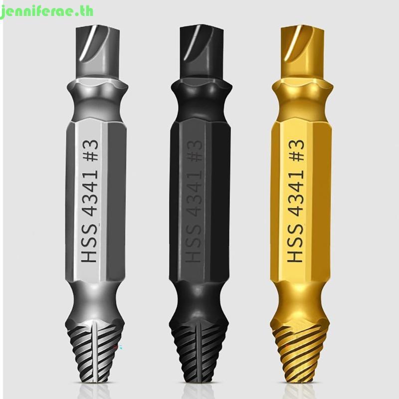6Pcs Damaged Screw Extractor Kit and Stripped Screw Extractor Easily Quickly