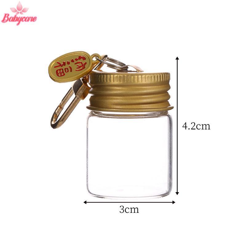 <BYCE-t> 1/3 ชิ้น Wishing ขวดพวงกุญแจขวดเปล่า DIY หัตถกรรมสําเร็จการศึกษางานแต่งงาน Decor ขวดแก้วโปร่งใส ราคา ถูกที่สุด ดีลบีเคเค แกลเลอรีภาพที่ 5