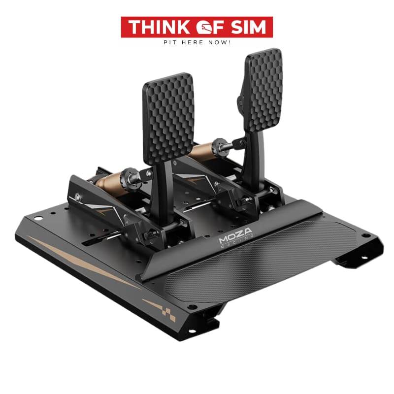Moza CRP2 Load Cell Pedals แป้นเหยียบ (2 แป้น) เซนเซอร์ 200kg วัสดุ CNC Aluminum & Carbon Fiber ประก