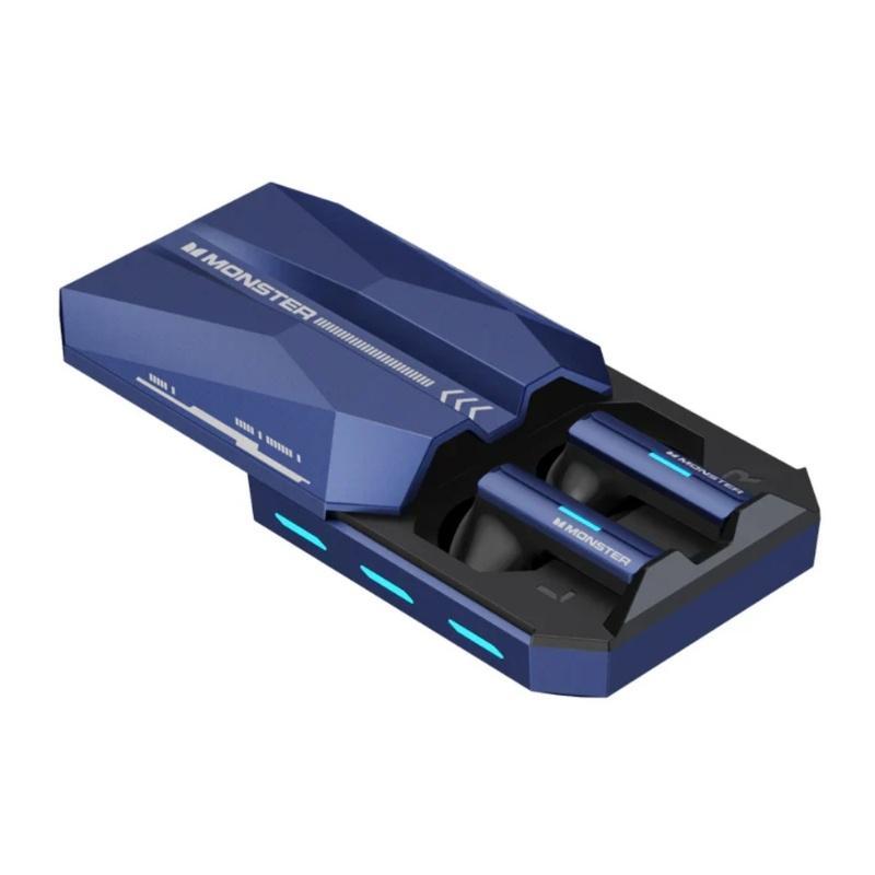 MONSTER หูฟังไร้สาย รุ่น AirMars XKT11 สีน้ำเงิน