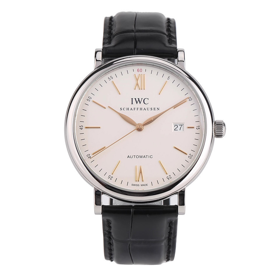IWC IWC IWC Botao Fino Series เข็มทองนาฬิกาผู้ชายกลไกอัตโนมัติ IW356517