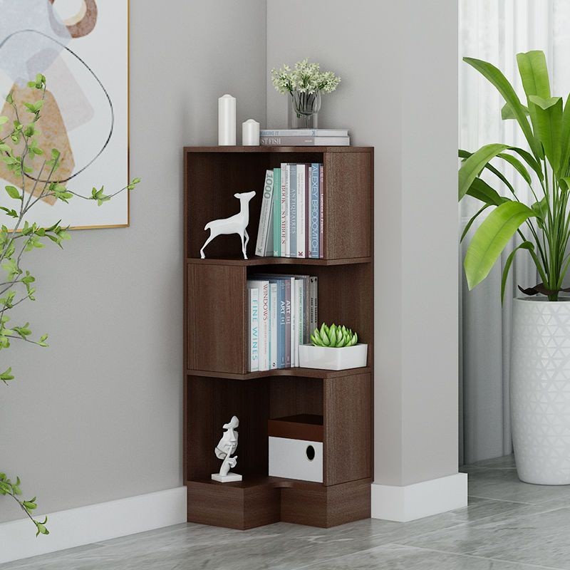Solid wood corner cabinet triangle living room corner cabinet bedroom corner bookcase shelf corner c