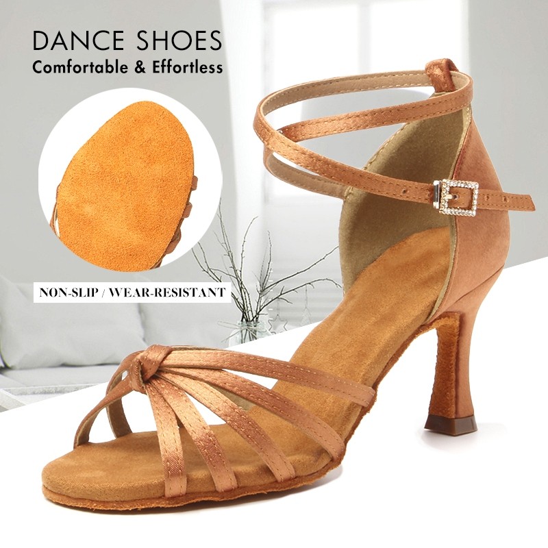 FA3 Girls Womens Tango/Salsa/Latin Dancing Shoes Professional Dancing Shoes 8.5cm Heeled
