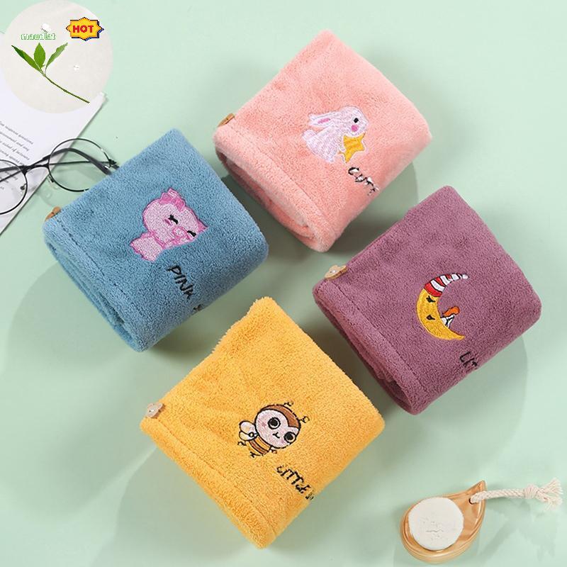 Mud Quick-Dry Super Absorbent Coral Velvet Dry Bath พร้อมปุ่มสําหรับสปา, ความงาม, หลังการอาบน้ําและดูแลเส้นผม EN - รูปที่ 4