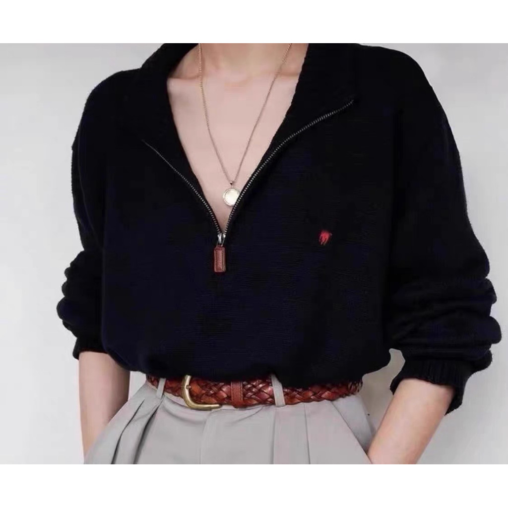 SEACHENIC Retro Polo เสื้อกันหนาวแขนยาวผ้าฝ้าย ออกแบบให้สวมใส่สบาย เหมาะสำหรับการใช้งานทุกวัน — صورة 4