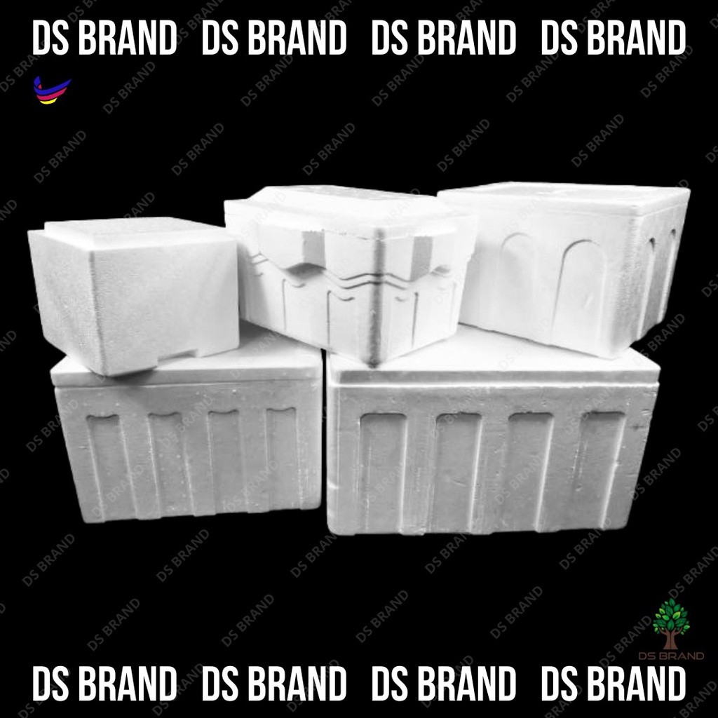 Ais Kotak Styrofoam Ice Box / กล่องเก็บความเย็น / กล่องโฟม / Tong Ais Polyfoam Saiz - (M1/M2/M3/M4/S
