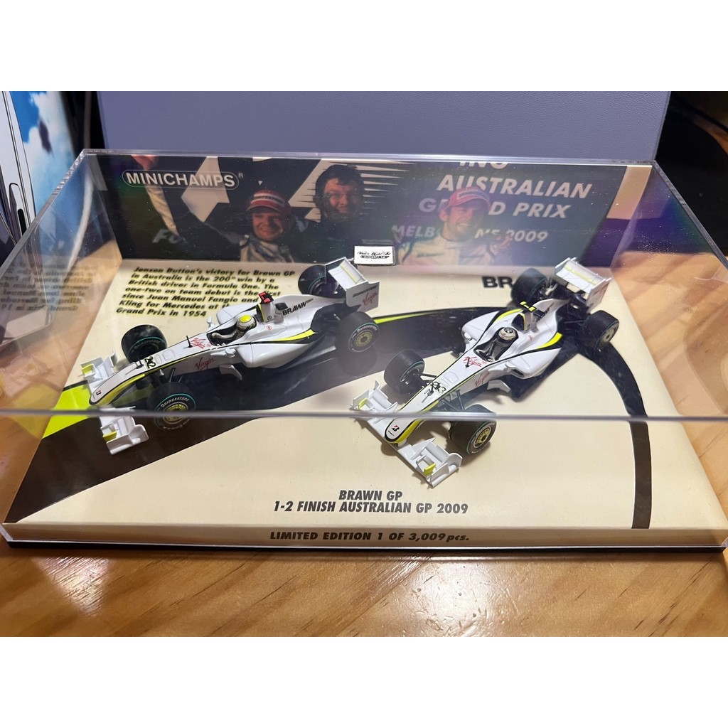 Mini Cut f1 1: 43 สีน้ําตาล gp bgp001 ออสเตรเลีย Station Barton Barry Cutro Championship 1+2 Brought