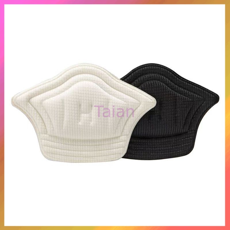 Taian สติ๊กเกอร์ติดส้นเท้าสำหรับรองเท้ากีฬา อุปกรณ์กันตก และกันการสึกหรอ สติ๊กเกอร์ติดรองเท้าปรับขนาดได้ (แพ็ค2ชิ้น=1คู่