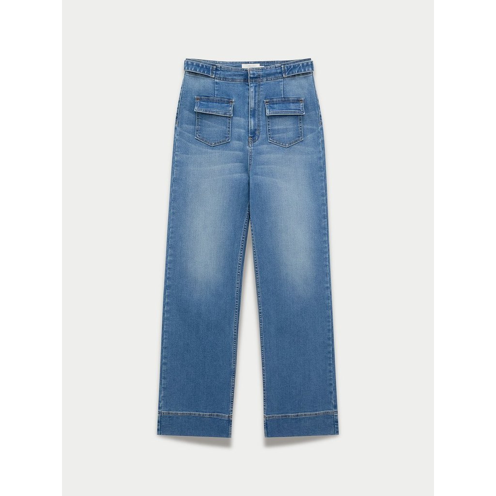 [Pomelo] กางเกงยีนส์แต่งกระเป๋าหน้า / Front Pocket Jeans