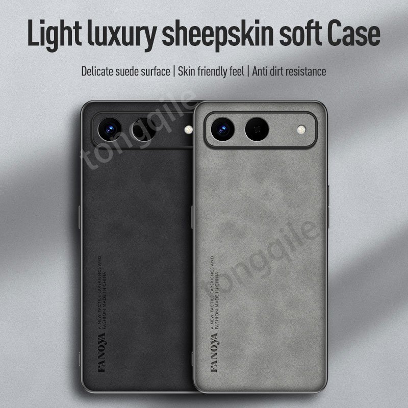 สําหรับ Infinix Hot 60i 5G Hot60i 2025 เคสโทรศัพท์ฝาหลังกันชนกันกระแทกหนังผ้าฝ้ายหรูหราไม่มีลายนิ้วมือ Anti Drop Soft TPU