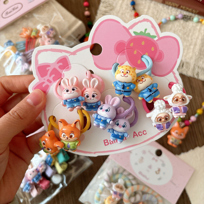 กิ๊บและสร้อยคอน้อง.cartoon resin จากซูโทเปีย จูดี้ และนิค สำหรับเด็ก ราคา ถูกที่สุด ดีลบีเคเค รูปภาพหลัก