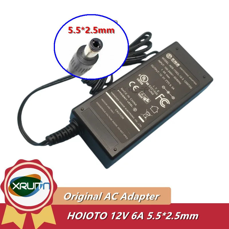 ของแท้ HOIOTO 12V 6A 72W ADS-110DL-12-1 ADS-110CL-12-3 120072อะแดปเตอร์สลับ G AC สําหรับเครื่องชาร์จ