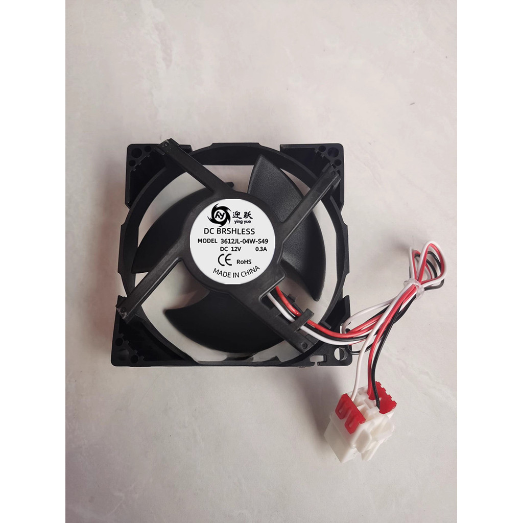 เหมาะสําหรับ Samsung ตู้เย็นตู้แช่แข็งพัดลม DC พัดลม 3612JL-04W-S49 12V 0.3A
