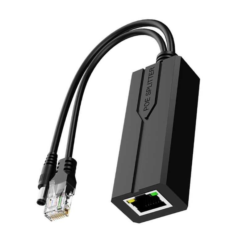 Doublebuy 48V POE ถึง DC12V อะแดปเตอร์ POE Splitter 10 100 1000Mbps Gigabit รองรับ Quick Deployment 
