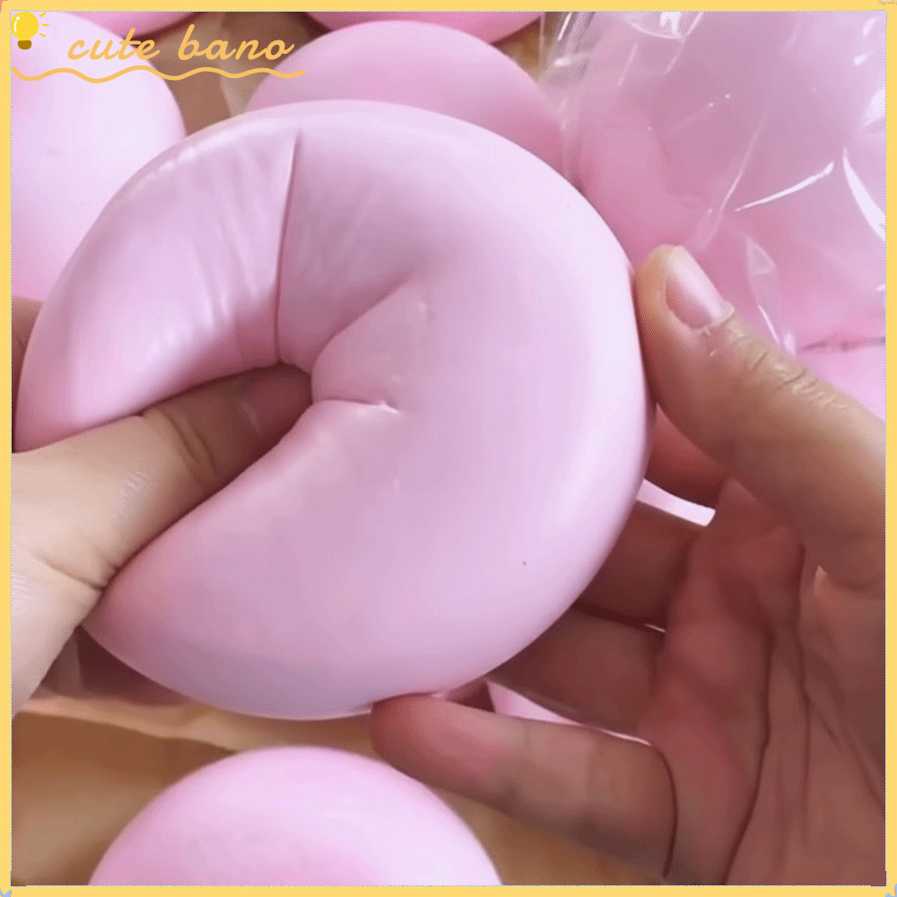 BANO Squishy จําลอง Buns, Soft Texture Squishy วัสดุบีบของเล่น, Slow-Rise Rebound สีชมพูช้า Rising Sensory Fidget สําหรับสนับสนุน ADHD