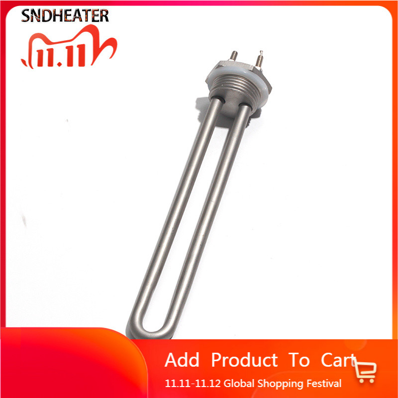 XZ SNDHEATER 12V 24V 36V 48V 300W 600W 900W 304 สแตนเลสเครื่องทําความร้อน Elment DN25/1 นิ้ว 32 มม.B