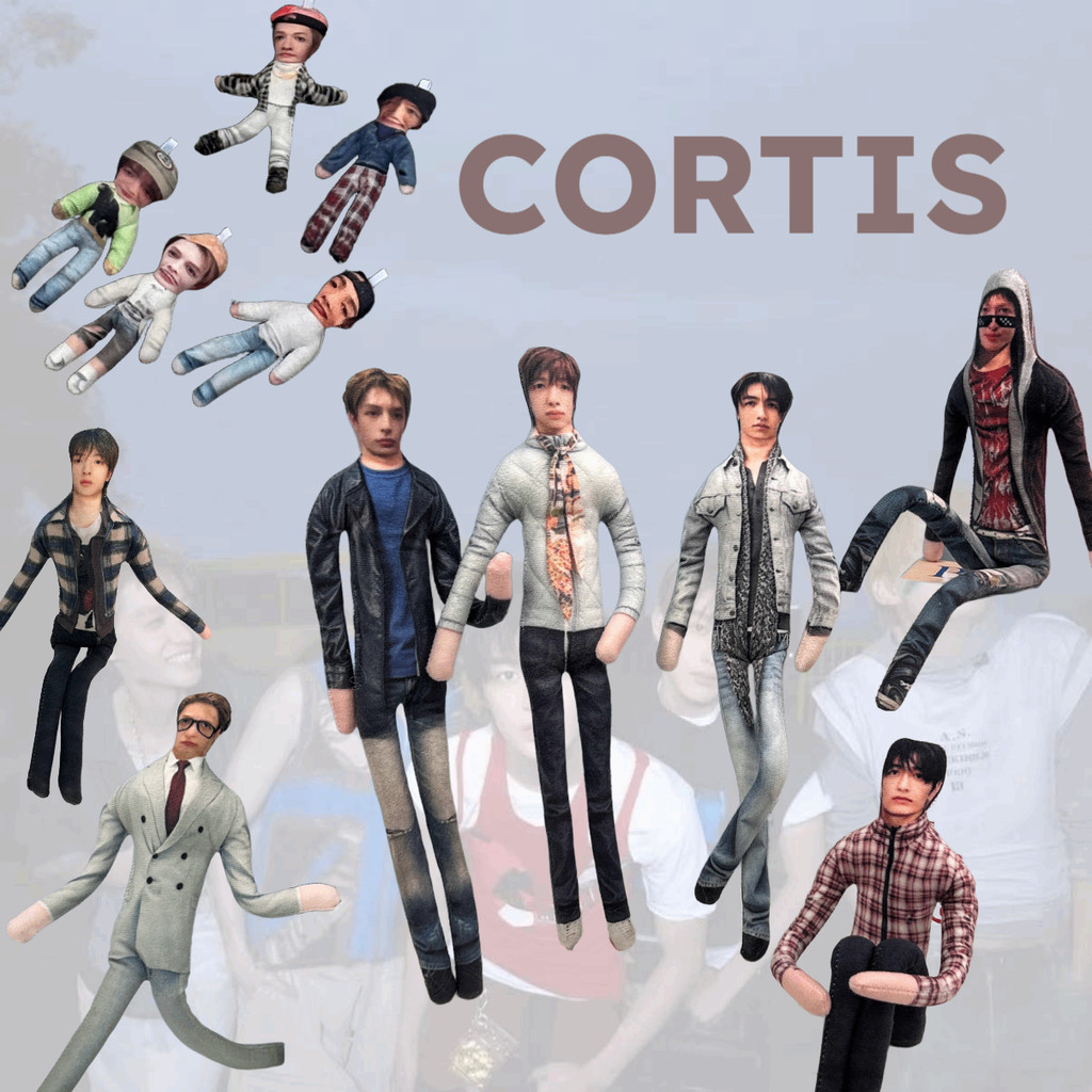 CORTIS บทคัดย่อตุ๊กตา Anganho Zhao Yufan Yan Chenghyun Martin Gold Master Training Full Skeleton Doll ตุ๊กตาสําหรับเพื่อน