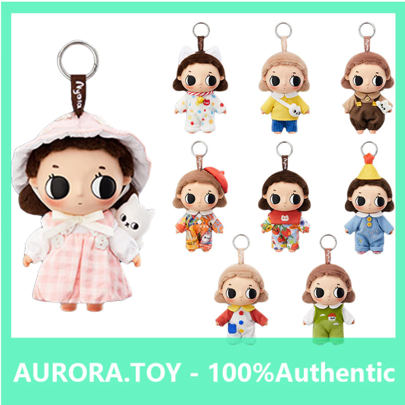 POPMART Nyota Little Instant Series จี้ตุ๊กตาไวนิลกล่องลึกลับของขวัญเล่นอินเทรนด์