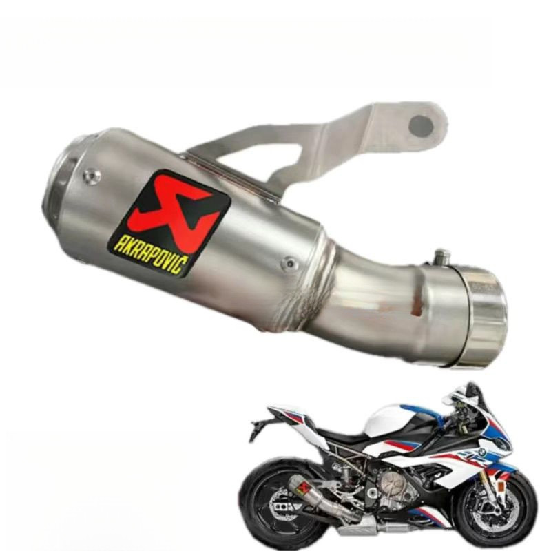 สำหรับ BMW S1000RR ปี 2019-2024: ท่อไอเสียแต่ง Akrapovic (ท่อหน้า+ท้าย) และ S1000R