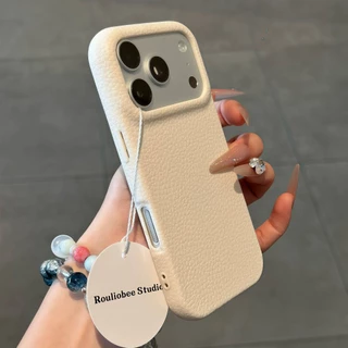 หรูหราหนังเคสโทรศัพท์สําหรับiPhone 17 Pro Max 17 Air 16 Plus 15 14 13 12 11 Pro MaxกันกระแทกSoft TPU Cover Shell