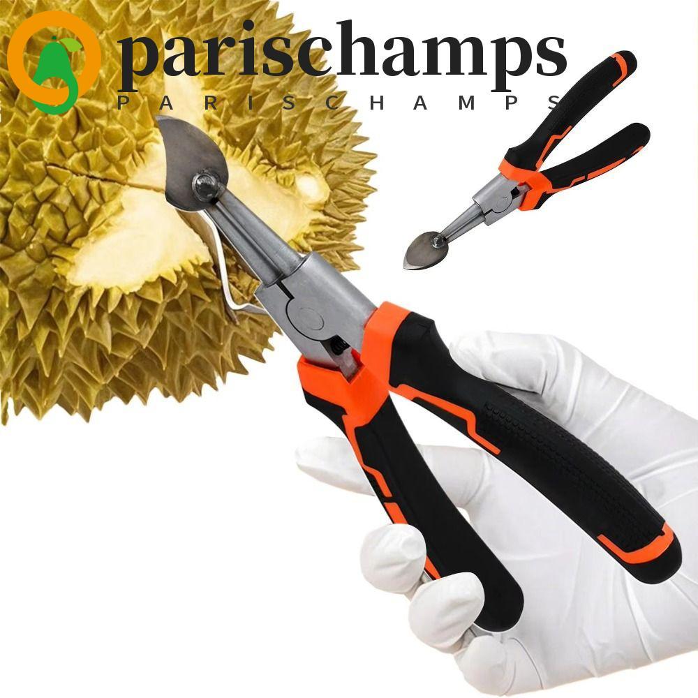 PARISCHAMPS เครื่องมือทําลายเปลือกทุเรียน ทนทาน เปิดได้อย่างง่ายดาย ที่เปิดทุเรียน เครื่องมือมืออเนกประสงค์ Multiuse ประหยัดแรงงาน คีมทุเรียนในครัวเรือน