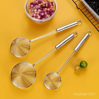 กระชอนตักไข่มุก ช้อนตักไข่มุก สแตนเลส สำหรับเปิดร้าน 6 cm/8cm/10cm ใช้งานอเนกประสงค์ 37QI