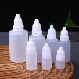Ruby Lin 10PCS 5/10/15/20/30/50ml พลาสติกเปล่า Dropper ขวดสีความงามน้ํามัน Squeezable ขวดรีฟิลเครื่องสําอางขวด Nice