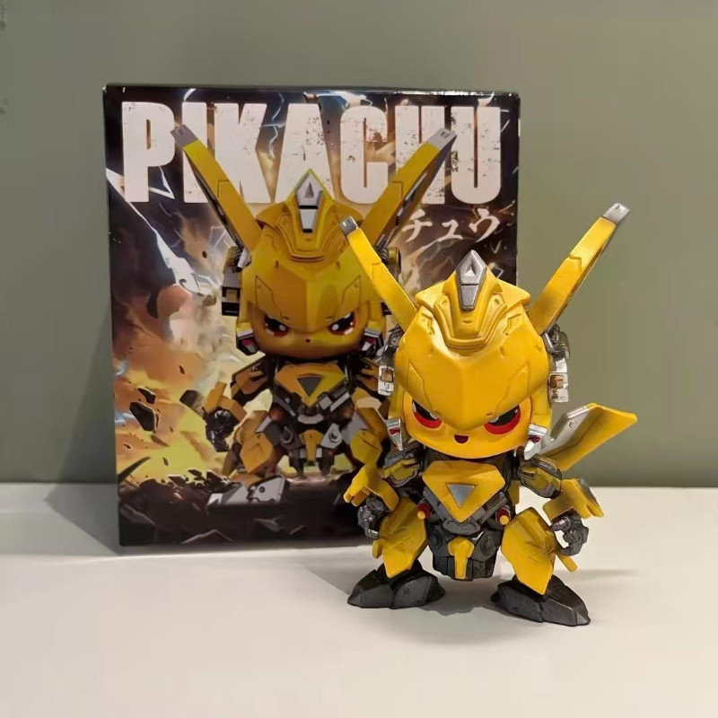 Spike ราคา Pikachu ตุ๊กตา Creative Transformers Pikachu รูปเดสก์ท็อปตกแต่งรถตุ๊กตาของขวัญ - & * &