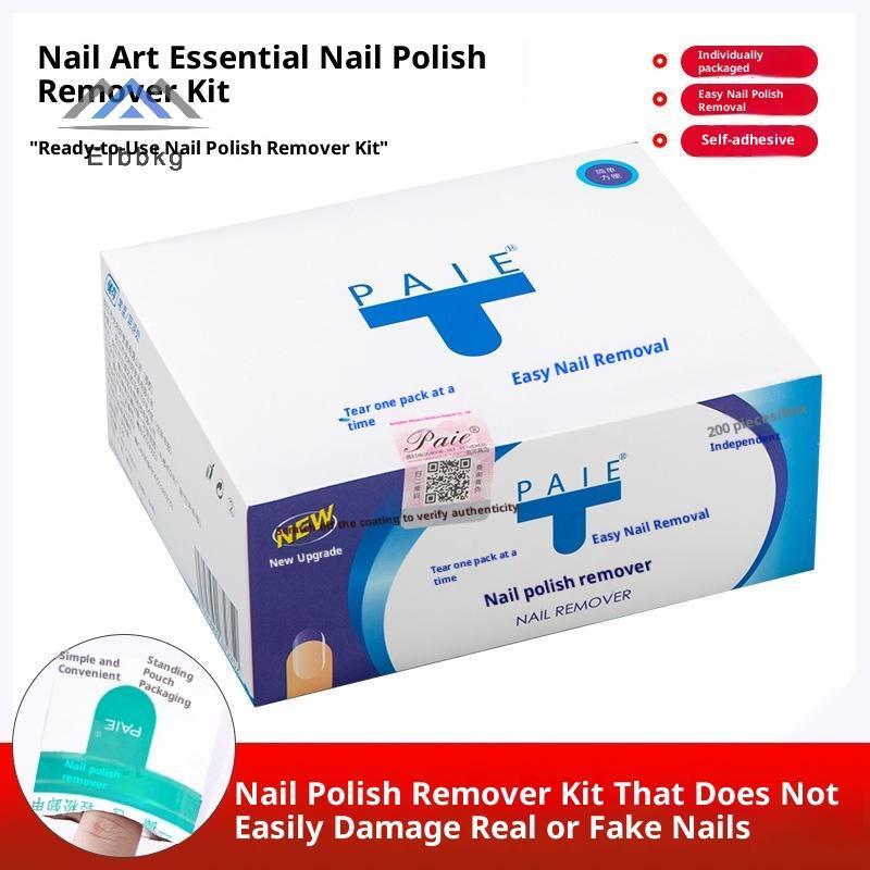 EIbbkg Gel Polish Remover Wipes ทําความสะอาดเล็บ Wipes Polish Remover แผ่นกระดาษเล็บทําความสะอาด One