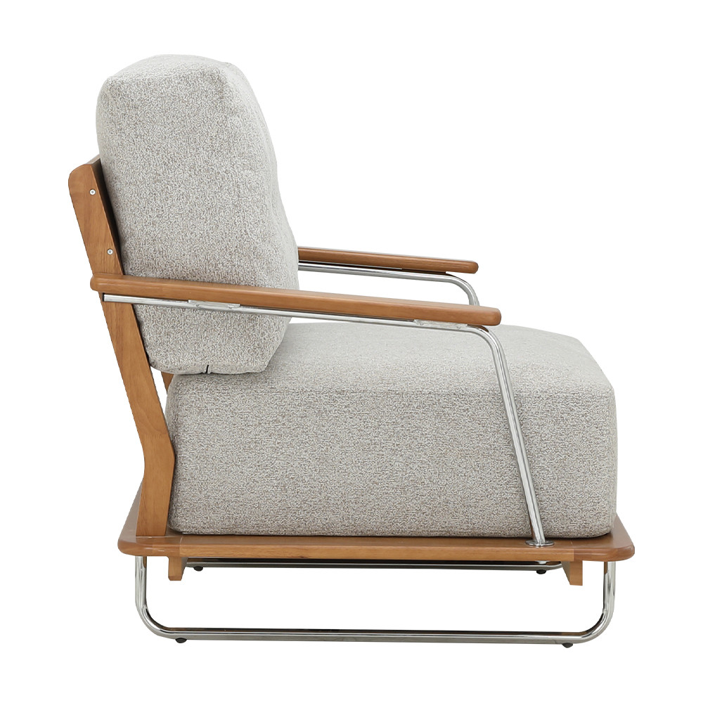 INDEX LIVING MALL โซฟาผ้า 1 ที่นั่ง รุ่นอาซาฮิกาวะ - สีเบจ - รูปที่ 2