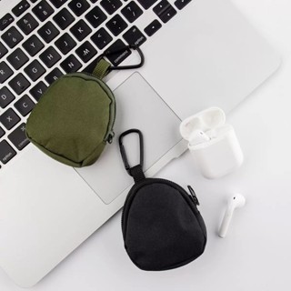 กระเป๋ากุญแจใส่เหรียญกระเป๋าหูฟังบลูทูธแบบพกพาพวงแขวนออกกำลั…