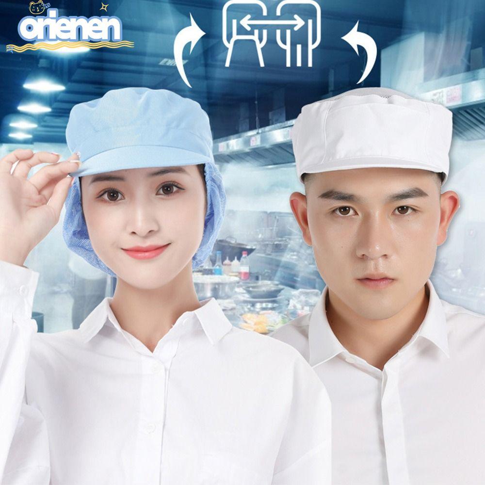 ORIEN หมวกเชฟตาข่ายระบายอากาศทําอาหารสุขอนามัยเบเกอรี่ร้านอาหารอุปกรณ์เสริม