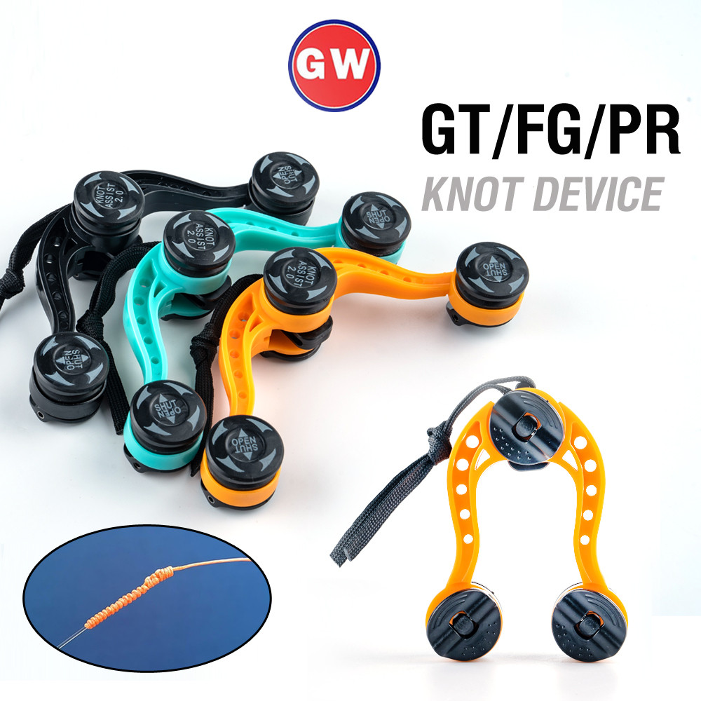 GT FG PR Knotted Assist เครื่องมือตกปลา Knotting เครื่อง Bobbin Winder Line Leader การเชื่อมต่อลวด Knot เครื่องมืออุปกรณ์ตกปลา