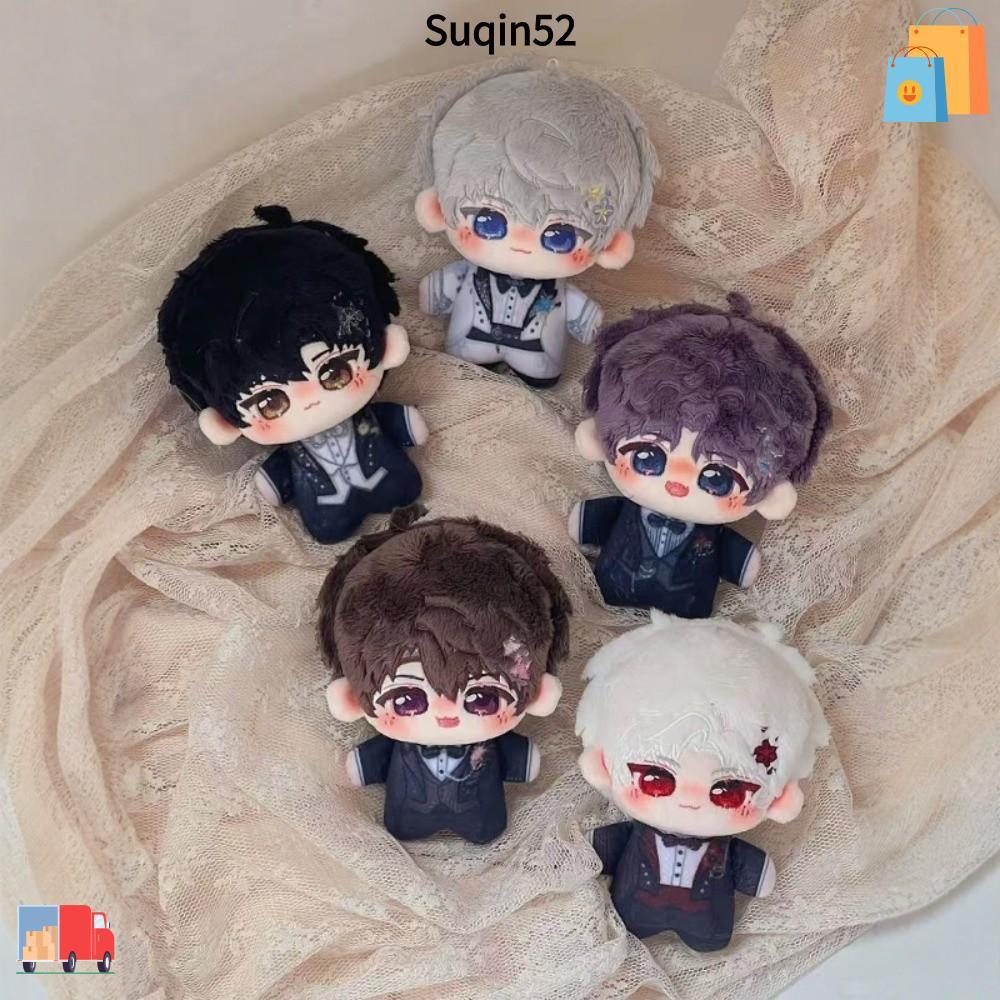 SUQIN52 Love and Deepspace Doll, Zayne Xavier Caleb Sylus Plush Doll, Wedding Series 10 ซม.ของเล่นตุ