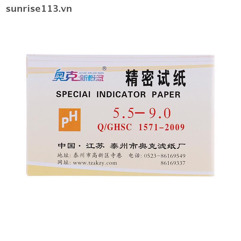 SR Beauty 80Strips Meters Indicator PH มูลค่า 5.5-9.0 กระดาษทดสอบ Litmus กรดอัลคาไลน์ .