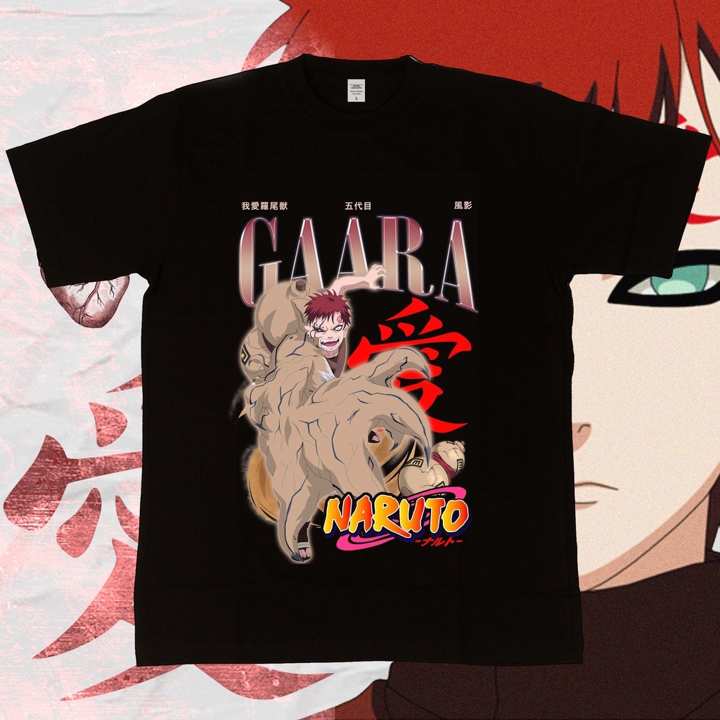 GAARA NARUTO HOMAGE เสื้อยืดผู้ชาย