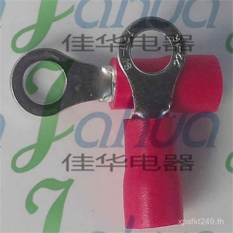 จมูกทองเหลือง RV1.25-4S เทอร์มินัลกลมแบบกดเย็นเทอร์มินัลฉนวนล่วงหน้า HF9B