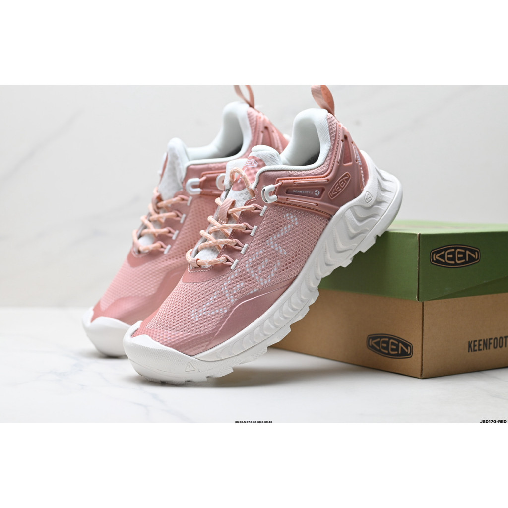 KEEN NXIS EVO WP รองเท้าเดินป่ากลางแจ้งกันน้ํา Breathable สวมใส่ Anti-Slip รองเท้าวิ่งน้ําหนักเบา EV