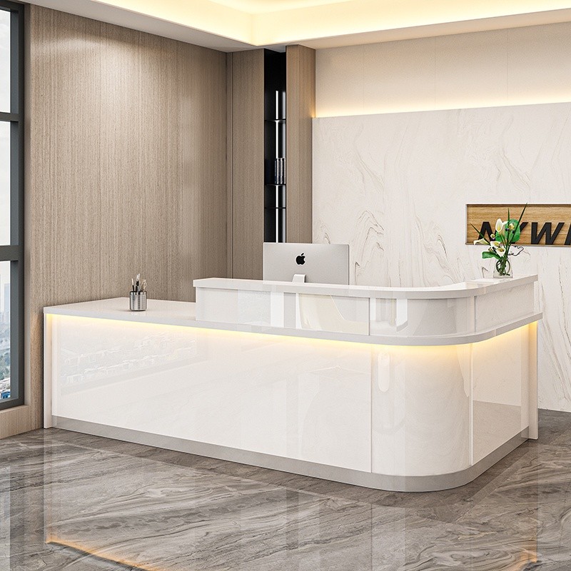 Company front desk reception table billiard hall cash register table hairdressing shop clothing mani