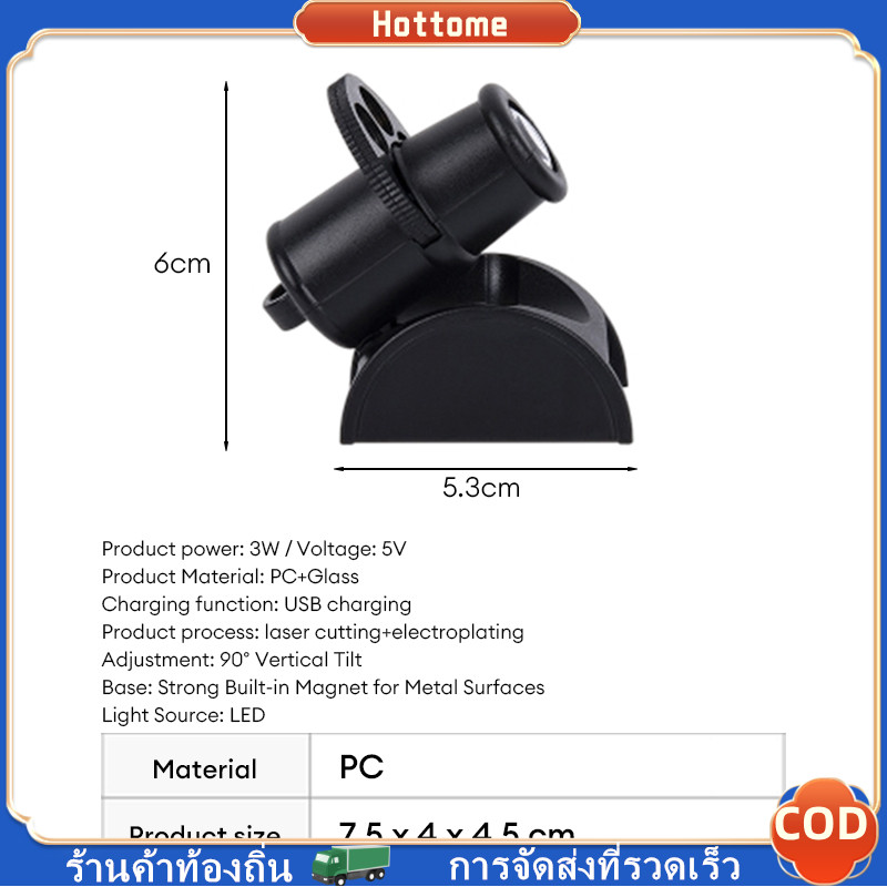 🔶🔶โคมไฟโปรเจคเตอร์ท้องฟ้า โคมไฟดวงดาว โคมไฟฉายดาวเคราะห์ Sky Projector ดวงจันทร์ อุปกรณ์ประกอบฉากภาพ - รูปที่ 7