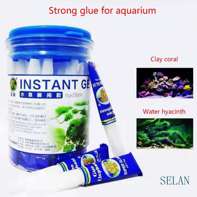 SEL Aquarium Water Grass Stick Fixing Glue Quick Drying Gel- อุปกรณ์ตู้ปลา