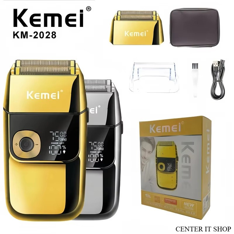 KEMEI รุ่นKM-2028 เครื่องโกนหนวดไร้สาย โกนหนวด/โกนเครา/โกนผม ใช้งานได้หลายแบบ สินค้าพร้อมส่ง