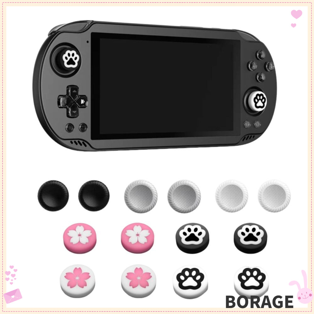 BORAG 4PCS Big Joystick Cap,อุปกรณ์เสริมลื่นเกมคอนโซลจอยสติ๊ก Rocker,Professionalซิลิโคนที่มีสีสันเป