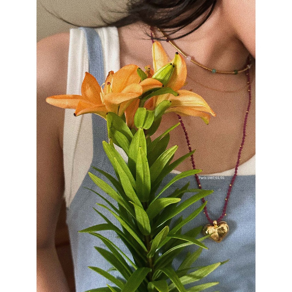 301 French Workshop ทอมือสี Stable สร้อยคอปรับความยาว Self-injection Appearance Please Do Not m6-13