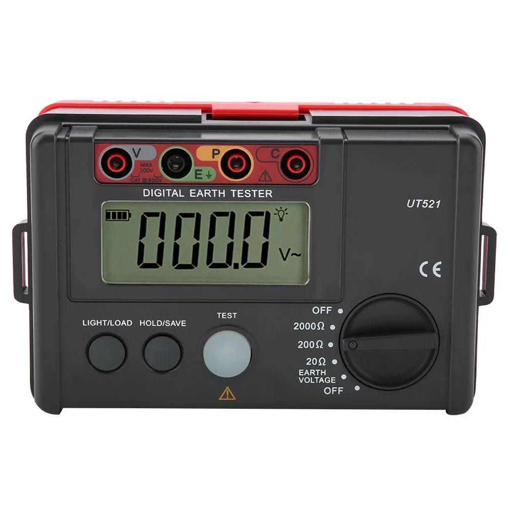 UT521/UT522 เครื่องทดสอบดินดิจิตอล Earth Ground Insulation Resistance Meter Ohmmet