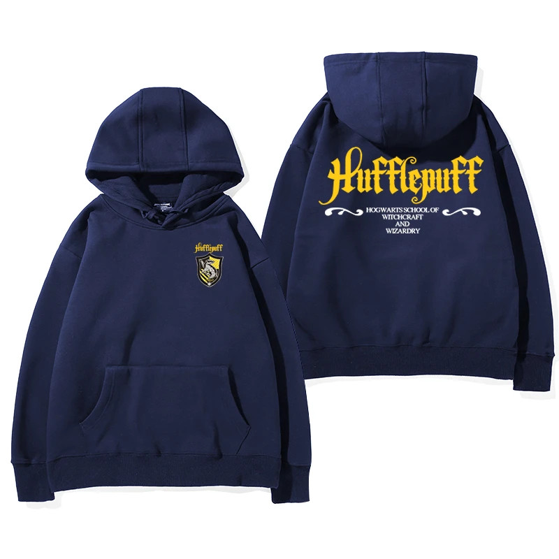Harry Potter Hogwarts Academy Slytherin Glenfendor ชุดนักเรียน College Uniform Hooded Sweatshirt Jac