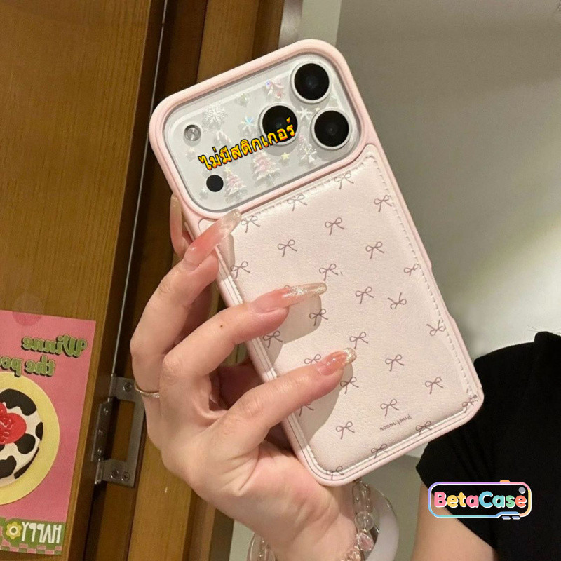 หน้าจอเต็มไปด้วยผีเสื้อที่มีขอบสีชมพู Case iPhone 17 16 15 14 13 12 12pro 11 11pro 14plus 15plus 16plus 17ProMax 17Pro