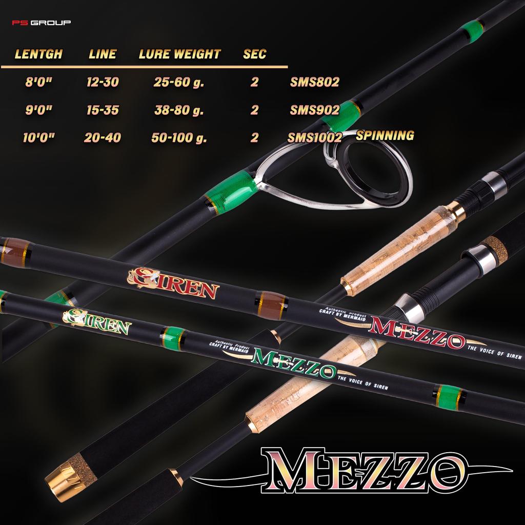 คันหน้าดิน Siren Mezzo คัน 2 ท่อนต่อกลาง มีความยาวตั้งแต่ 8-10 ฟุต ด้ามผสมก๊อกและEVA ราคา ถูกที่สุด ดีลบีเคเค แกลเลอรีภาพที่ 2