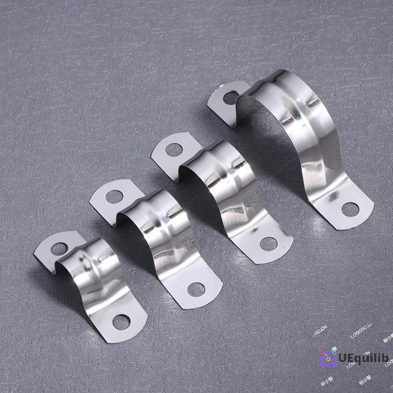 Uequilib สแตนเลส U-Shaped Tube Clamp อานโลหะ Tube Clamp U Conduit Bracket สําหรับการใช้งานสําหรับงาน
